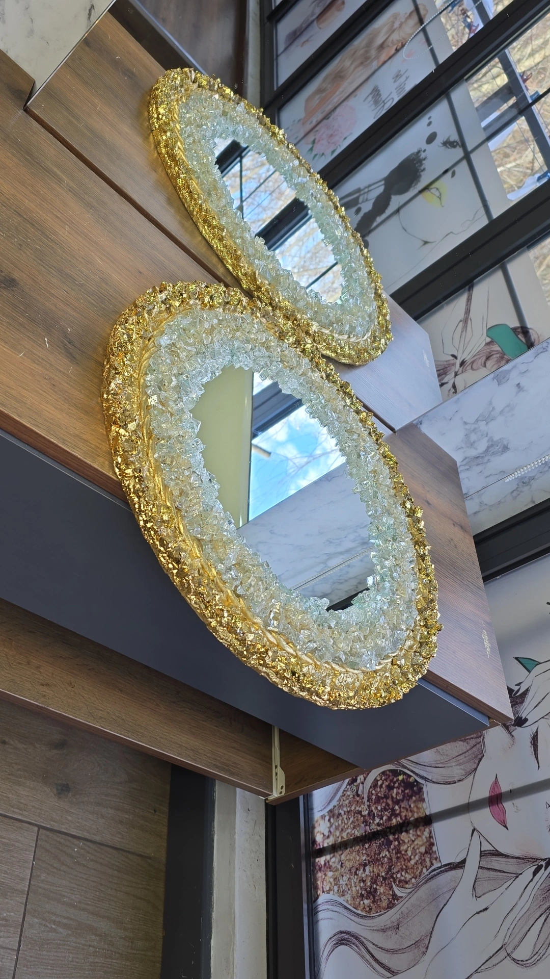 Të Tjera resine — gold, e bardhë