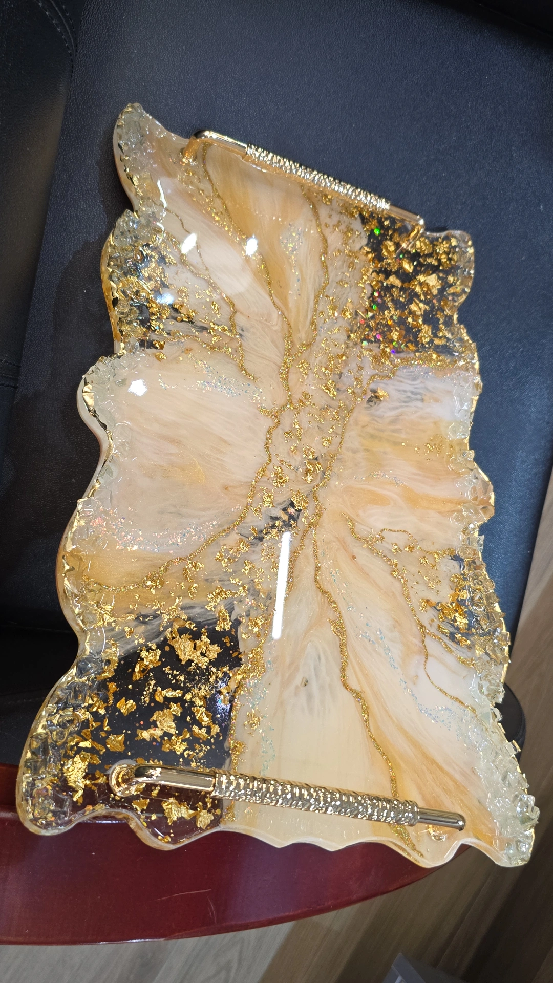 Tabaka resine — gold, bezhë