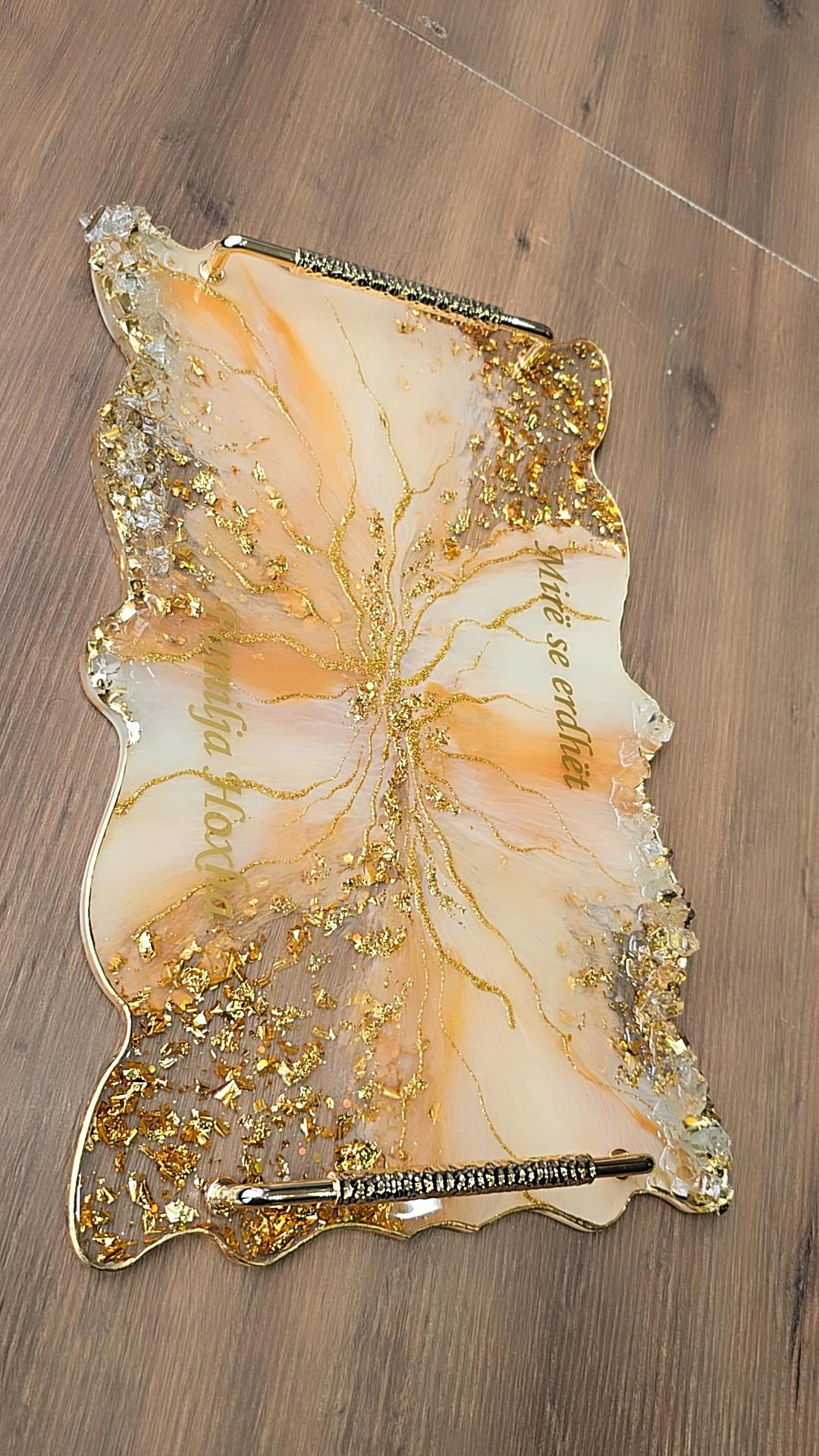 Tabaka resine — portokalli, e bardhë, gold