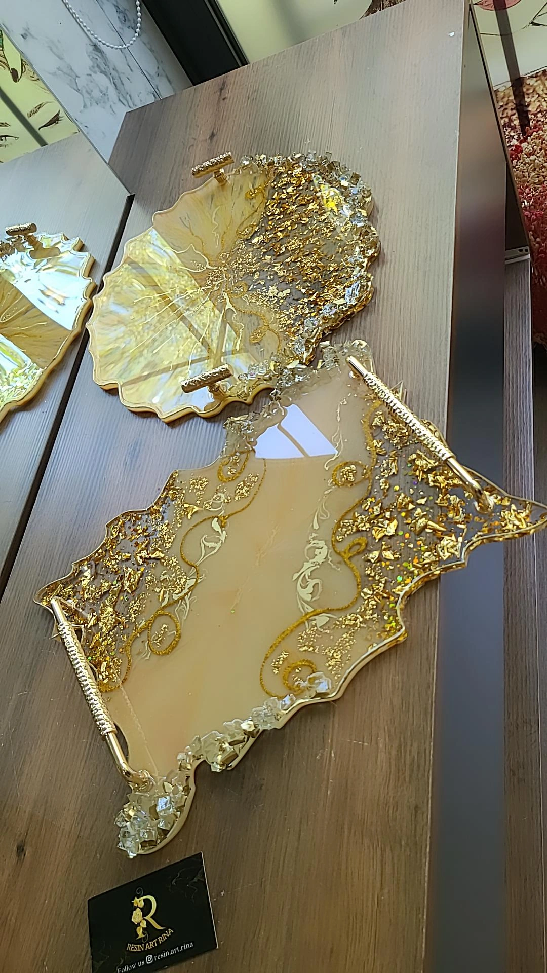 Tabaka resine — e verdhë, gold