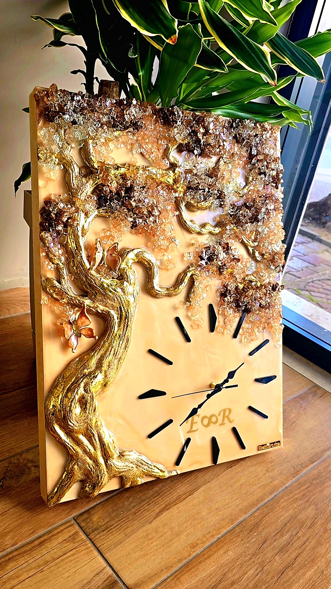 Orë Muri resine — gold, portokalli