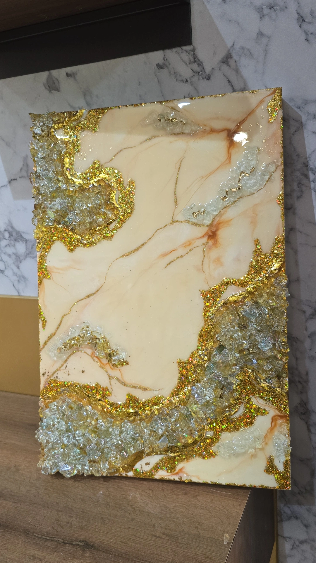 Produkte Muri resine — gold, e verdhë